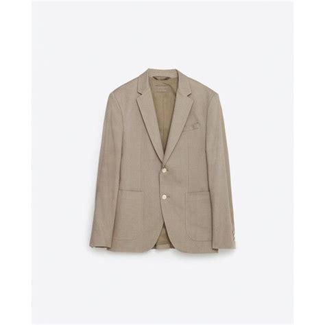 khaki blazer zara.